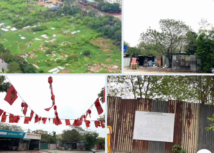 Người dân quanh dự án Trũng Kênh cho biết, mặc dù bên ngoài quây tôn kín mít, nhưng bên trong diễn ra hoạt động kinh doanh bình thường.