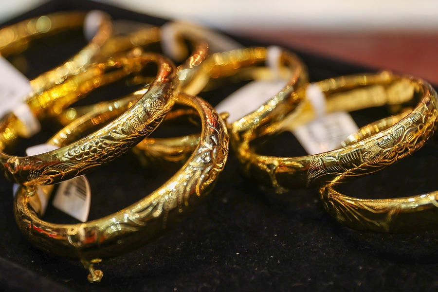 Giá vàng thế giới tăng mạnh. Ảnh: Phạm Hải