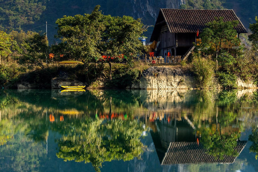 Vẻ đẹp bên dòng Quây Sơn huyền thoại.