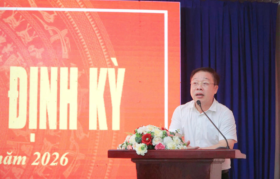 Thạc sĩ, Bác sĩ Trần Thế Vinh Giám đốc CDC tỉnh An Giang trả lời các câu hỏi của báo chí.