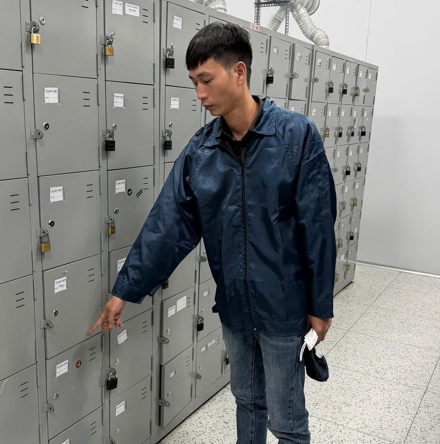 Nông Văn Nam bị cáo buộc trộm cắp tài sản của công ty. (Ảnh: Công an tỉnh Phú Thọ).