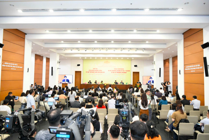 Toàn cảnh buổi họp báo (Ảnh: Minh Châu).