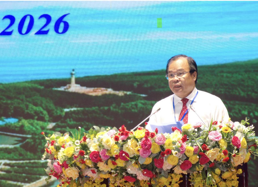 Ông Nguyễn Minh Luân - Phó Chủ tịch UBND tỉnh Cà Mau phát biểu khai mạc.