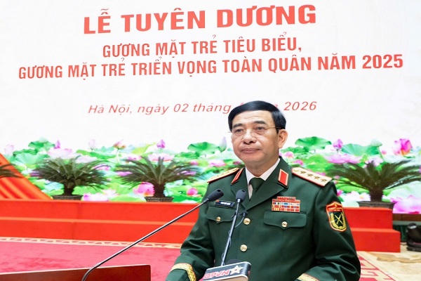 Đại tướng Phan Văn Giang phát biểu chỉ đạo, định hướng nhiều nội dung quan trọng tại lễ tuyên dương.