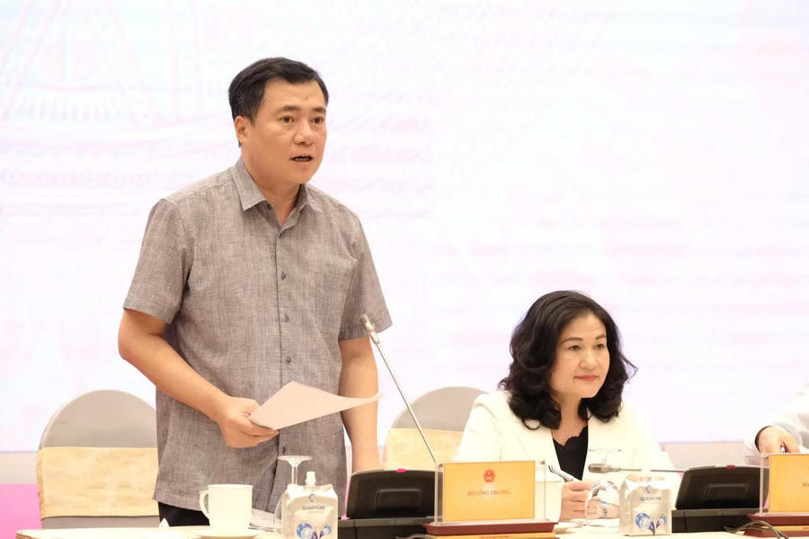 Thứ trưởng Bộ Công Thương Nguyễn Sinh Nhật Tân. Ảnh: Tiền phong