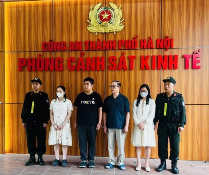 Các bị can bị khởi tố. Ảnh: CAHN