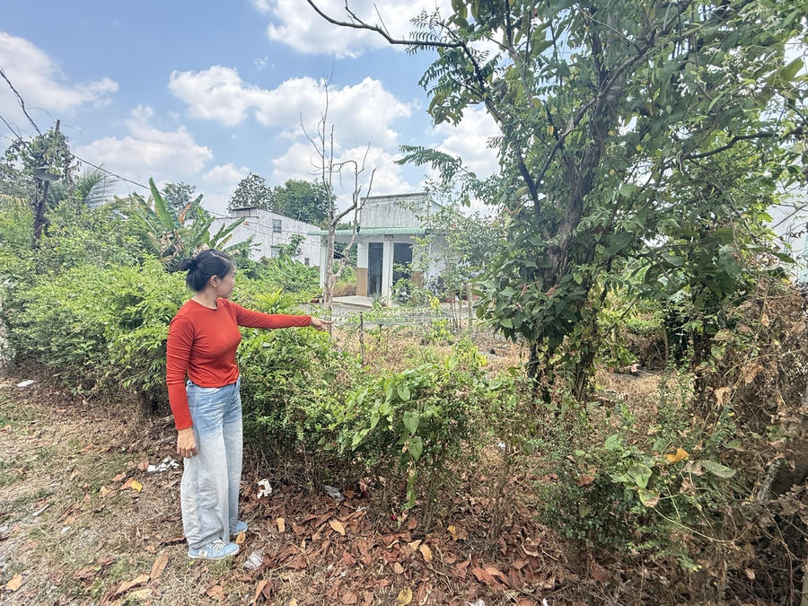 Khu đất đang tranh chấp.
