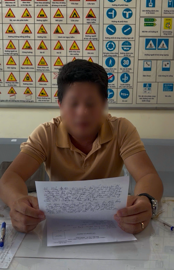 Đối tượng bị xử lý.