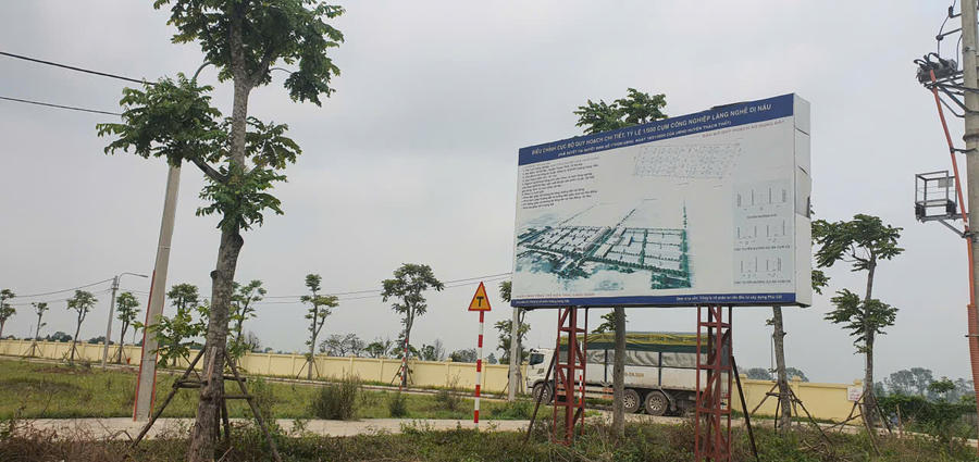 Cụm công nghiệp làng nghề Dị Nậu.