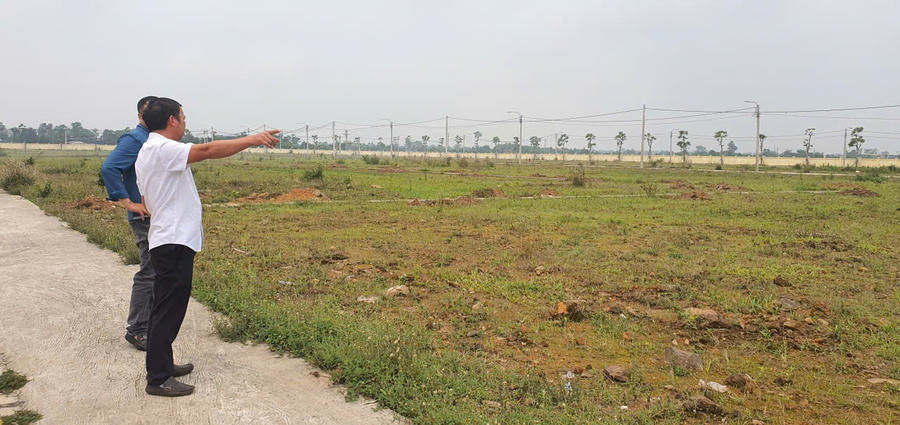 Toàn cảnh khu Cụm công nghiệp làng nghề Dị Nậu.