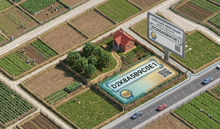 Thông tư 19/2026/TT-BNNMT vừa ban hành quy định chi tiết quy trình bốn bước xây dựng mã định danh duy nhất cho từng thửa đất trên toàn quốc. (Ảnh minh họa)