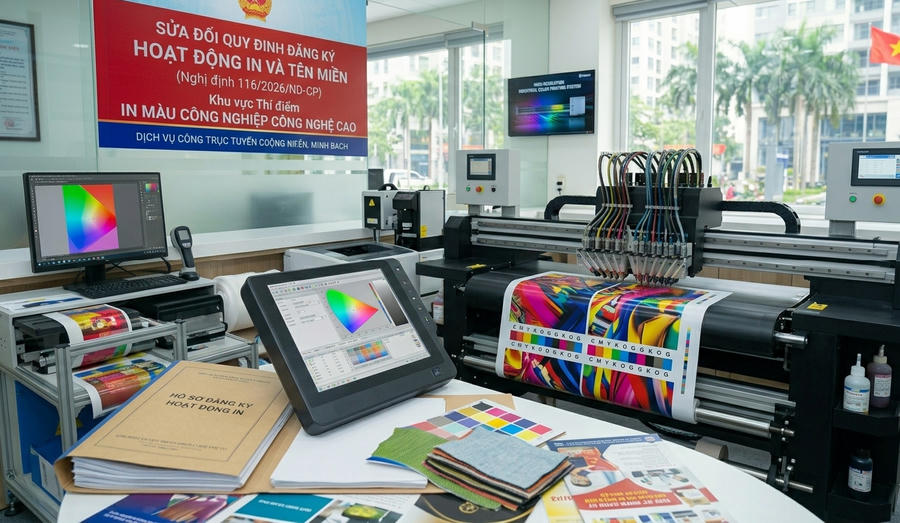 Chính phủ vừa ban hành Nghị định 116/2026/NĐ-CP nhằm sửa đổi các thủ tục hành chính trong lĩnh vực văn hóa, trọng tâm là quy định về đăng ký hoạt động in và tên miền. (Ảnh minh họa)