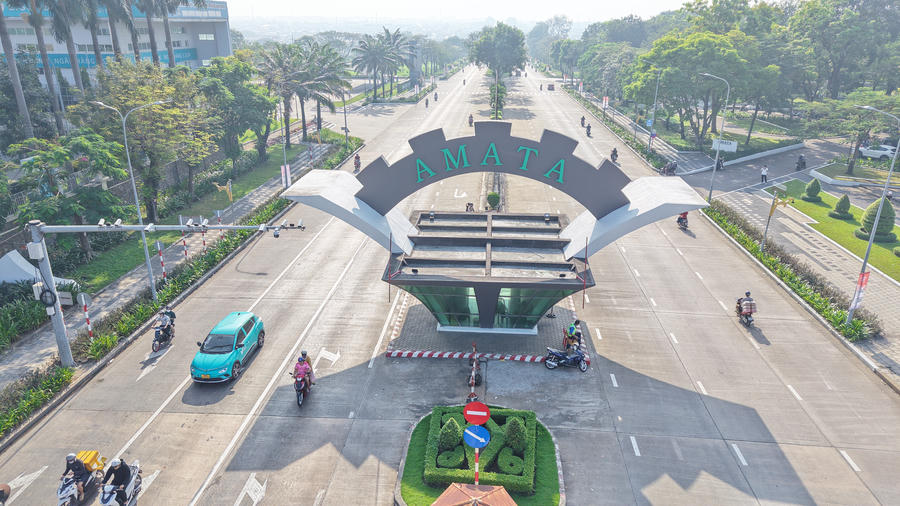 KCN Amata đang trở thành hình mẫu Khu công nghiệp sinh thái tiêu biểu của Đồng Nai và Việt Nam trong lộ trình phát.