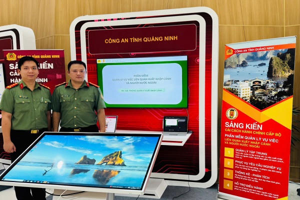 Phần mềm quản lý vụ việc liên quan xuất nhập cảnh và người nước ngoài do Phòng Quản lý xuất nhập cảnh nghiên cứu và phát triển.