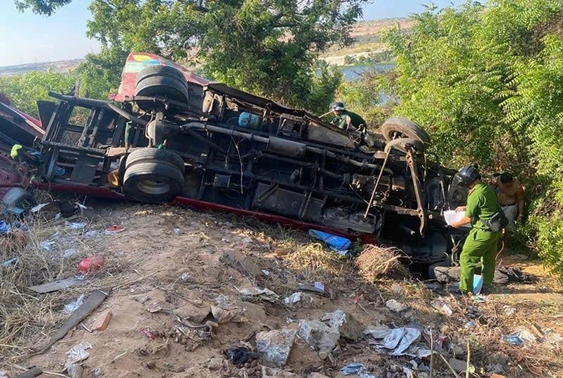 Hiện trường vụ tai nạn đặc biệt nghiêm trọng.