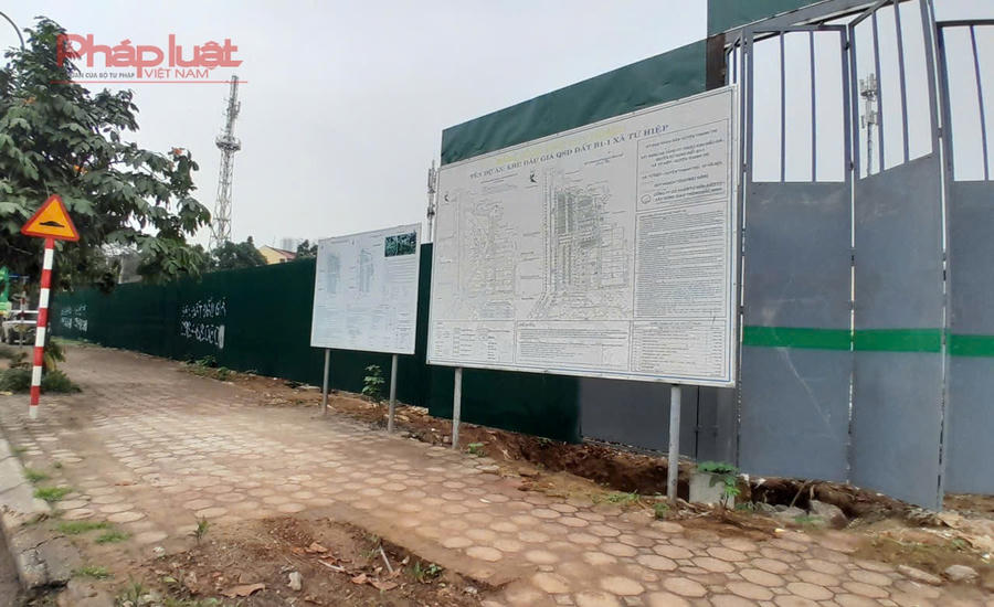 Một khu đất đấu giá trên địa bàn Thành phố Hà Nội. (Ảnh: Như Trường).