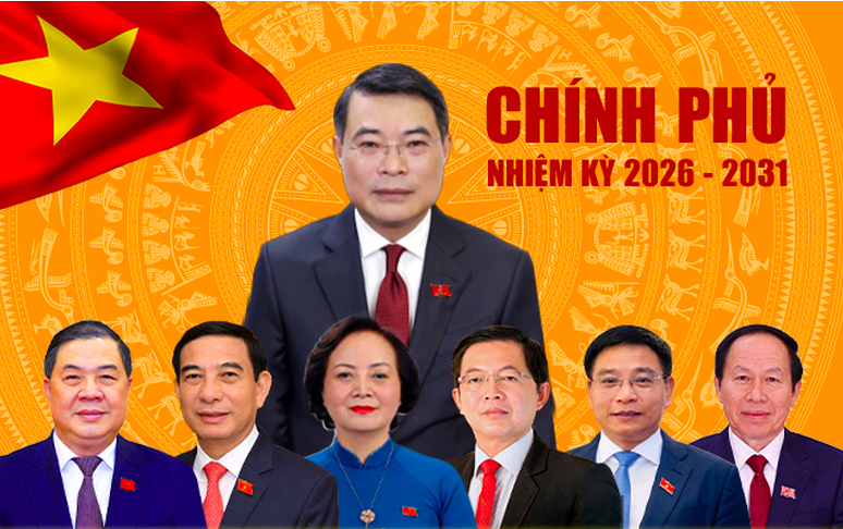 Thủ tướng Lê Minh hưng và 6 Phó Thủ tướng. Ảnh Báo Chính Phủ