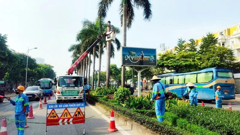 Tổng vệ sinh hệ thống kết cấu hạ tầng giao thông phục vụ nhu cầu di chuyển của nhân dân dịp&nbsp;Giỗ Tổ Hùng Vương và kỳ nghỉ lễ 30/4-1/5/2026.