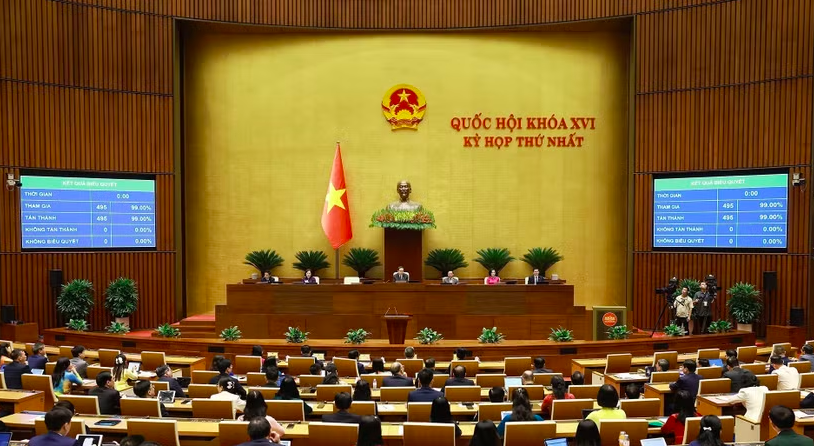 Kỳ họp thứ nhất, Quốc hội khóa XVI. (Nguồn ảnh: TTXVN)