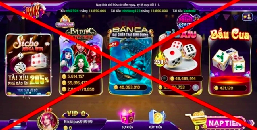 Công an Hà Nội cảnh báo tội phạm đánh bạc trên không gian mạng.