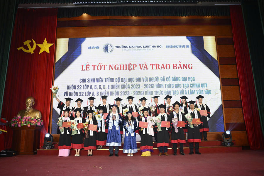 Lễ tốt nghiệp lớp Văn bằng 2 Khóa 22A.