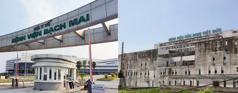 Dự án Bệnh viện Bạch Mai và Bệnh viện Việt Đức cơ sở 2 tồn đọng kéo dài.
