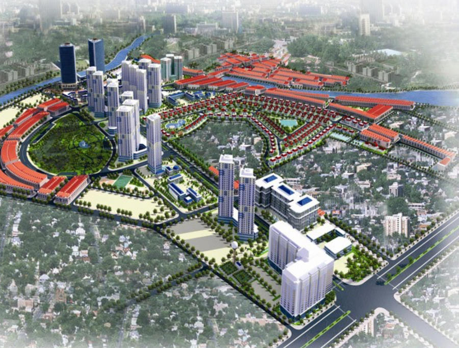 Hà Nội chú trọng tái thiết đô thị thông qua việc cải tạo chung cư cũ và chỉnh trang các ô phố. Ảnh IT