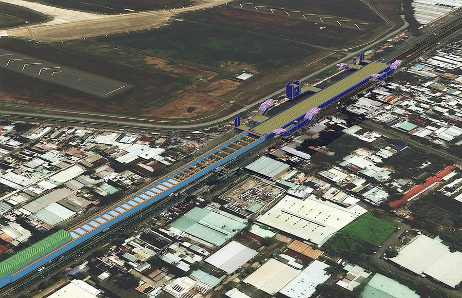 Thiết kế mặt bằng ga ngầm Phạm Văn Bạch. Ảnh: MAUR