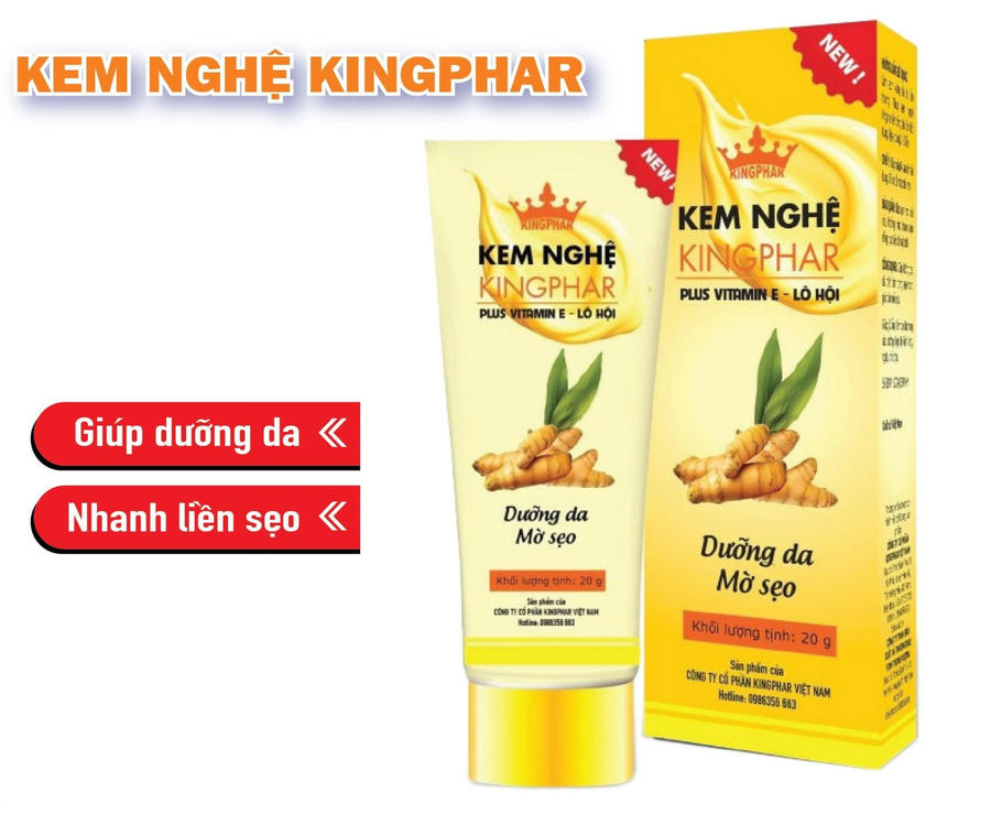 Sản phẩm Kem nghệ Kingphar.
