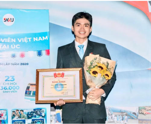 Anh Trương Hồ Quan Minh - Ủy viên BCH Hội Sinh viên Việt Nam tại Úc