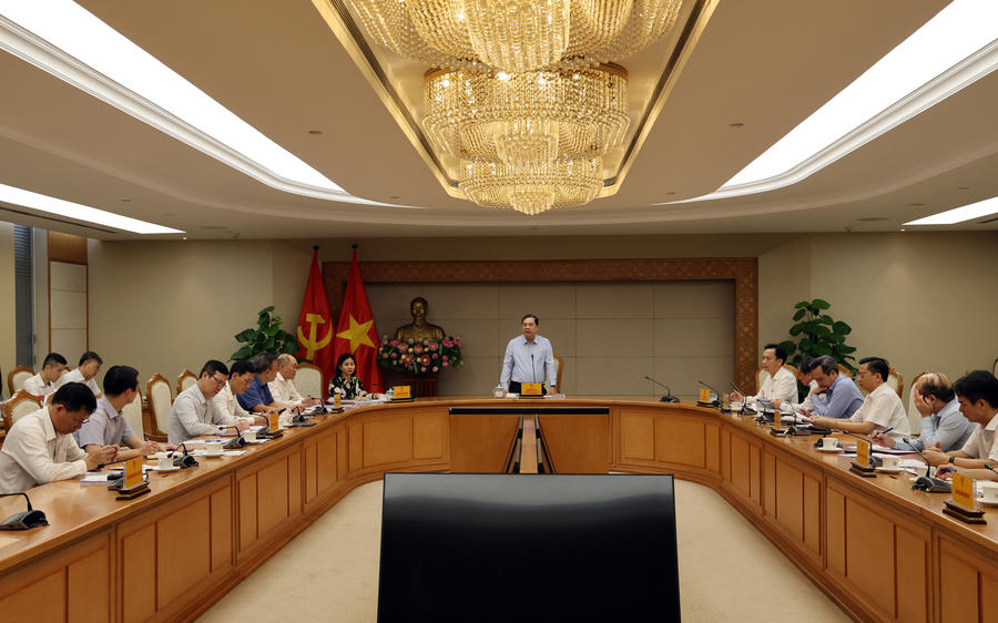 Toàn cảnh buổi làm việc.