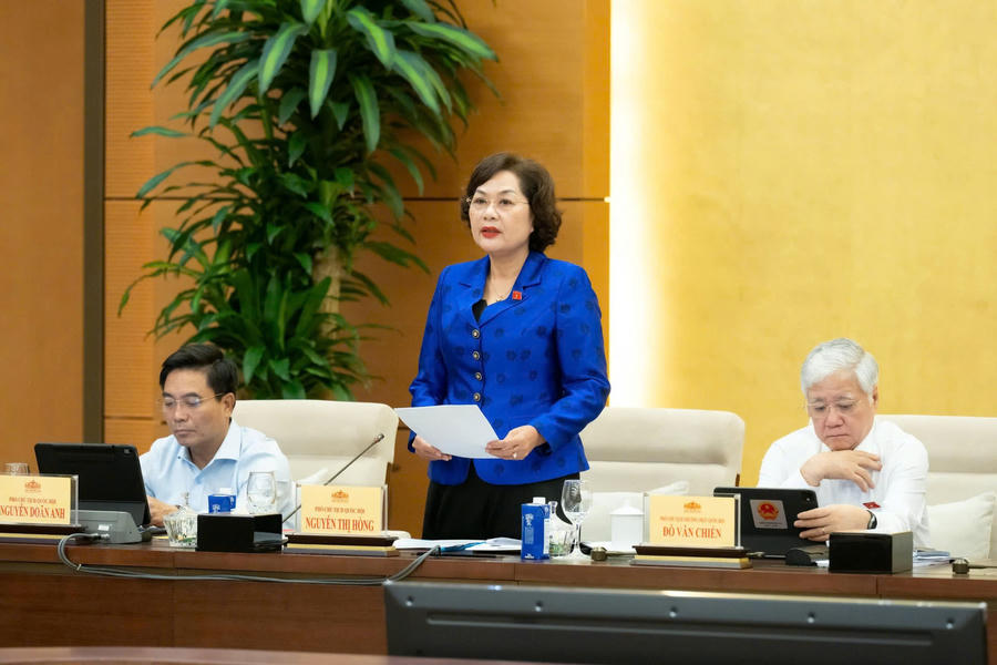 Phó Chủ tịch Quốc hội Nguyễn Thị Hồng.