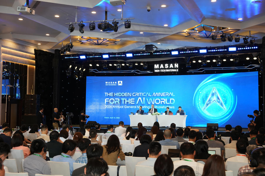 Toàn cảnh Đại hội đồng Cổ đông thường niên 2026 của Công ty Cổ phần Masan High-Tech Materials.