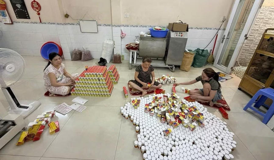 Tang vật vụ án. Ảnh CA TP HCM