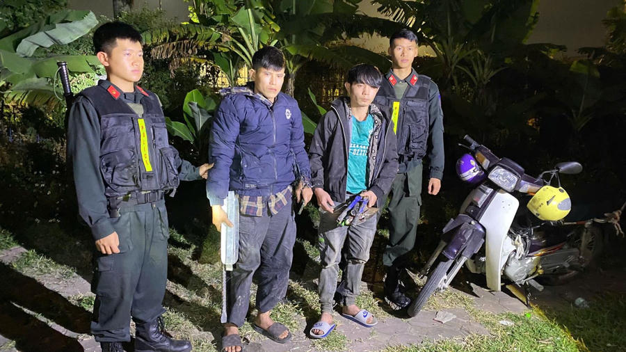 Ảnh: Đối tượng Lê Văn Thuận và Vũ Xuân Hòa. (Ảnh: Công an tỉnh Bắc Ninh)