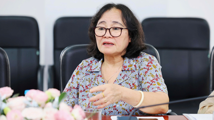 TS. Phạm Thị Mỵ - Tổng Biên tập Tạp chí Sức khỏe và Môi trường.