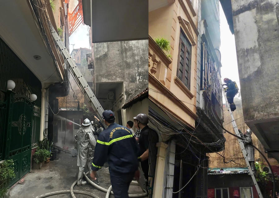 Triển khai lực lượng chữa cháy và cứu nạn, cứu hộ.