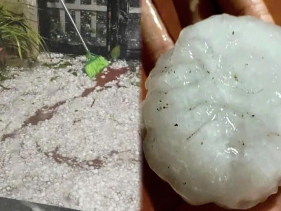 Mưa đá với kích thước lớn xảy ra tại Lào Cai gây thiệt hại nặng nề về tài sản, hoa màu.