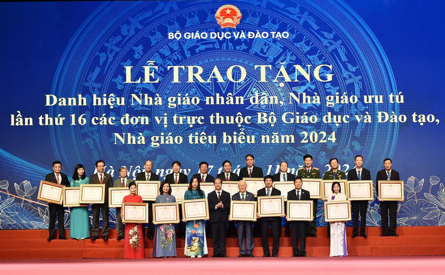 Lễ trao tặng danh hiệu Nhà giáo nhân dân, Nhà giáo ưu tú lần thứ 16 năm 2025