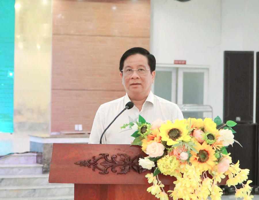 Ông Hồ Văn Mừng, Phó Bí thư Tỉnh ủy, Chủ tịch UBND tỉnh An Giang phát biểu chỉ đạo.