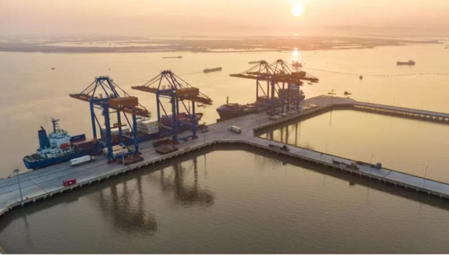 Cảng dầu khí Nam Đình Vũ-Hải Phòng. Ảnh IT