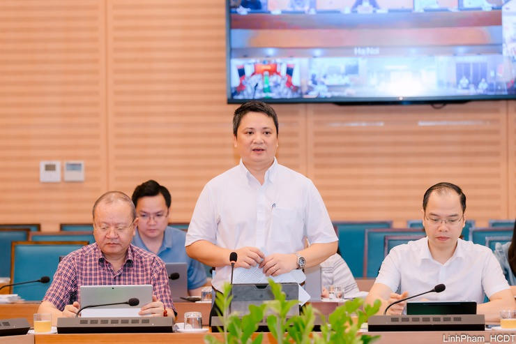 Trưởng phòng Quản lý thi và Kiểm định chất lượng (Sở Giáo dục và Đào tạo Hà Nội) Nghiêm Văn Bình. (Ảnh: IT).