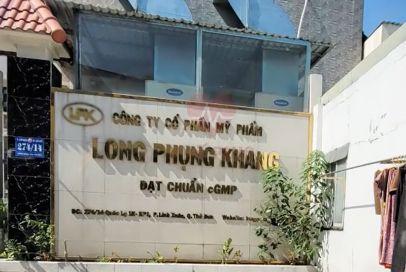 Trụ sở Công ty Cổ phần Mỹ phẩm Long Phụng Khang