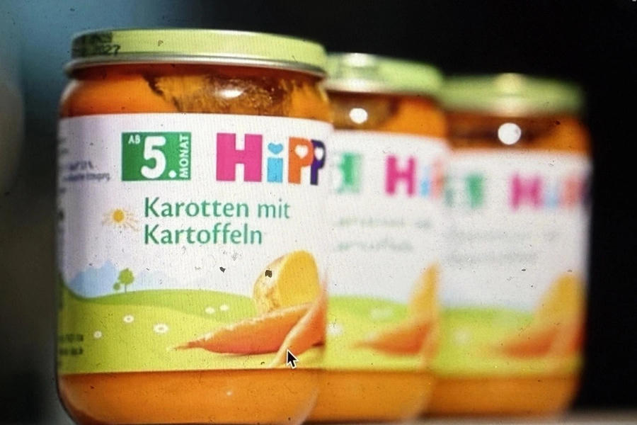 Sản phẩm ăn dặm Cà rốt và Khoai tây của HiPP (Ảnh: APA).