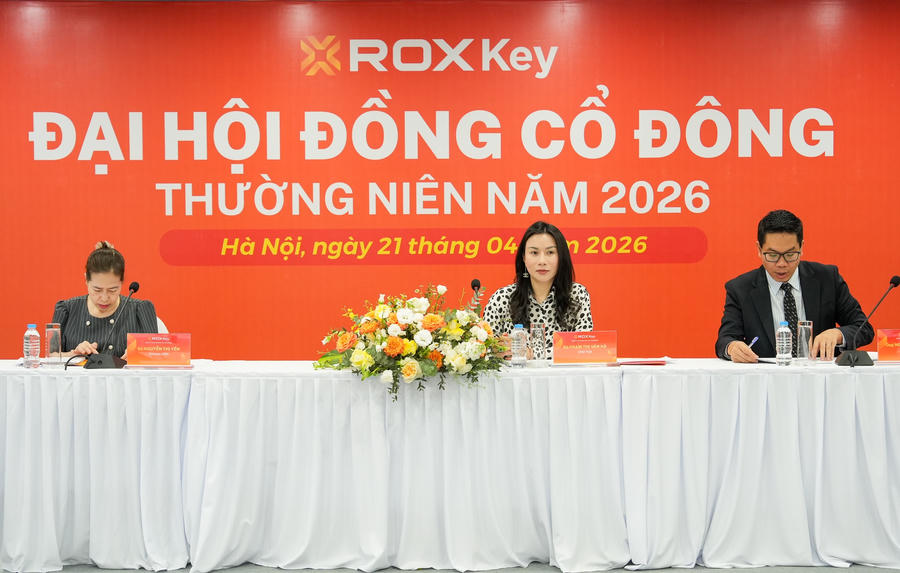 Toàn cảnh đại hội đồng cổ đông thường niên 2026 của ROX Key