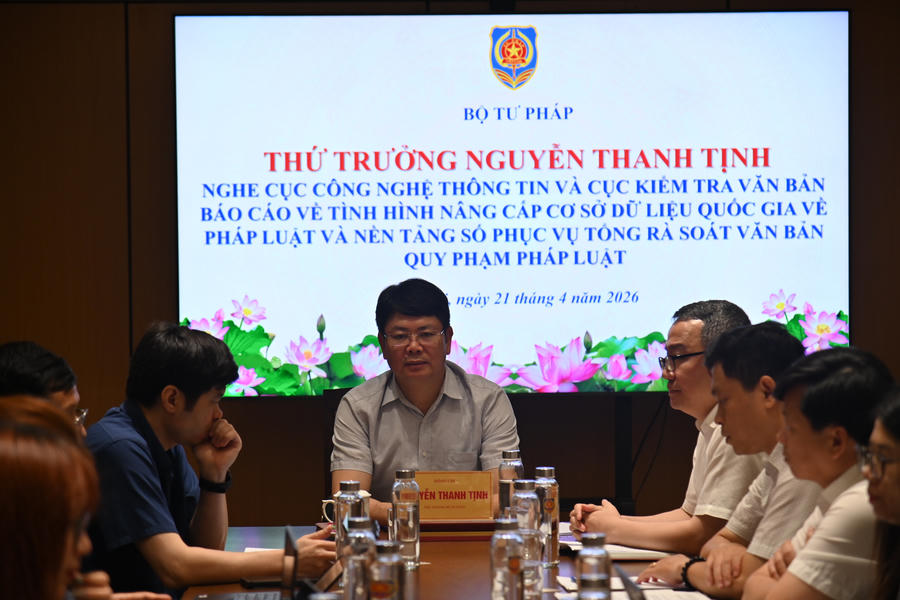 Thứ trưởng Nguyễn Thanh Tịnh kết luận cuộc họp.