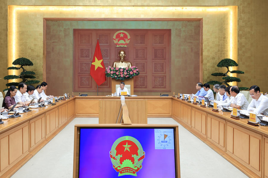 Toàn cảnh buổi làm việc. Ảnh: VGP