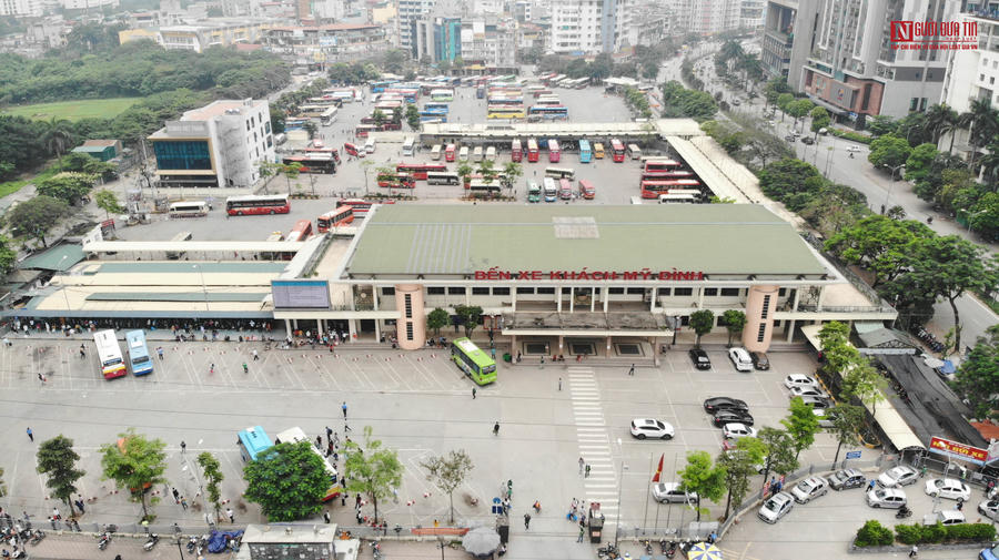 Bến xe Mỹ Đình. (Ảnh: Người đưa tin)