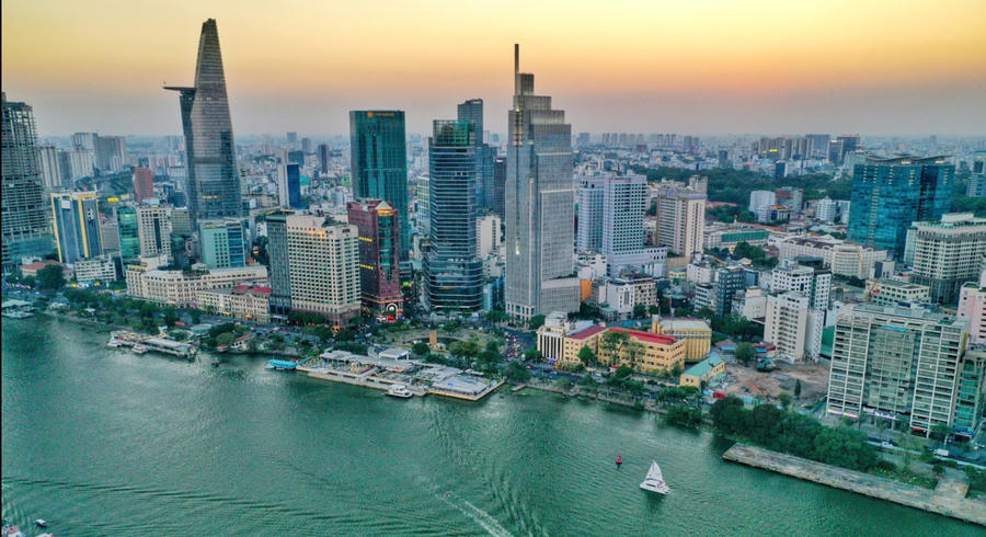 Sau khi sáp nhập với Bình Dương và Bà Rịa - Vũng Tàu, TPHCM hiện quản lý 168 đơn vị hành chính cấp xã, bao gồm 113 phường, 54 xã và 1 đặc khu. Ảnh IT