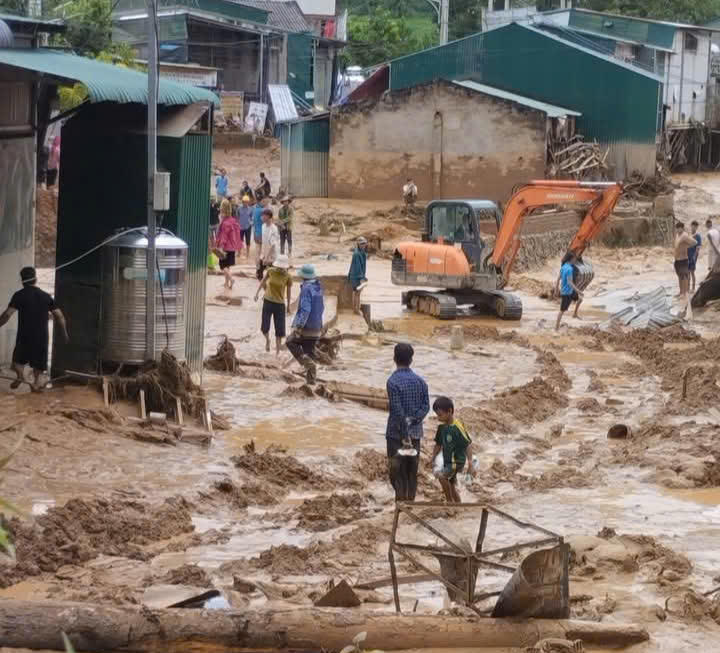 Hình ảnh sau trận mưa lũ lịch sử ngày 1/8/2025 xảy ra tại bản Mường Lạn, xã Mường Lạn, tỉnh Sơn La (Ảnh Người dân cung cấp).